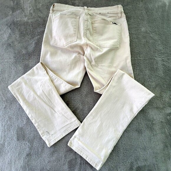 LRL Ralph Lauren Jeans Co Ivory Modern Straight Fit Denim Womens Size 28" x 31" - Picture 4 of 8